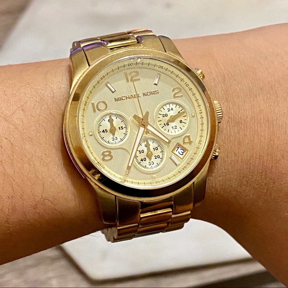 Michael Kors Runway Gold-tone watch